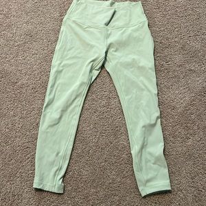 Mint green size 10 lululemon leggings